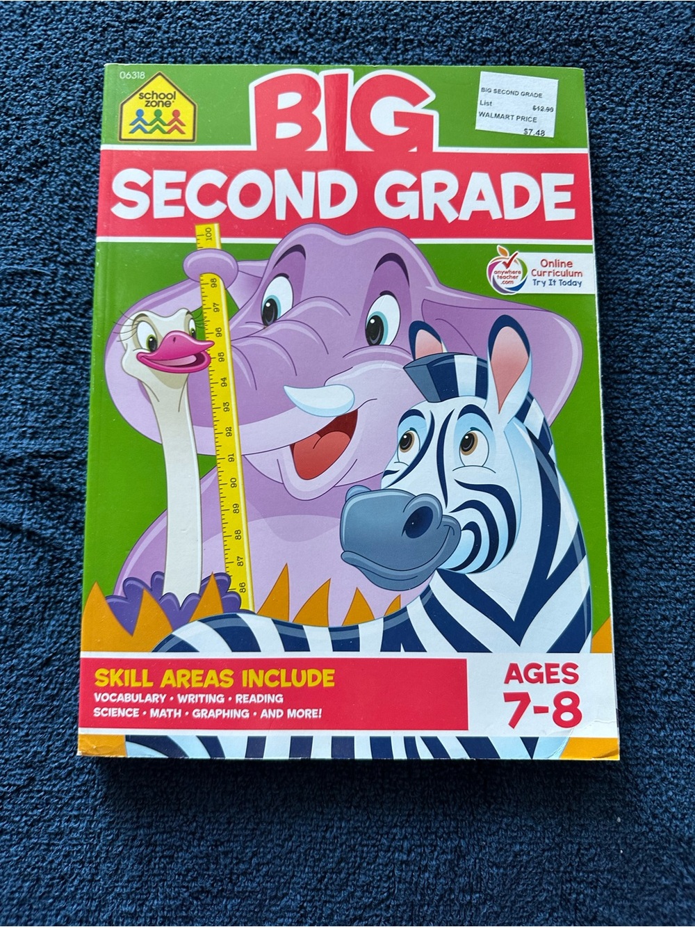Big Second Grade Workbook - Green